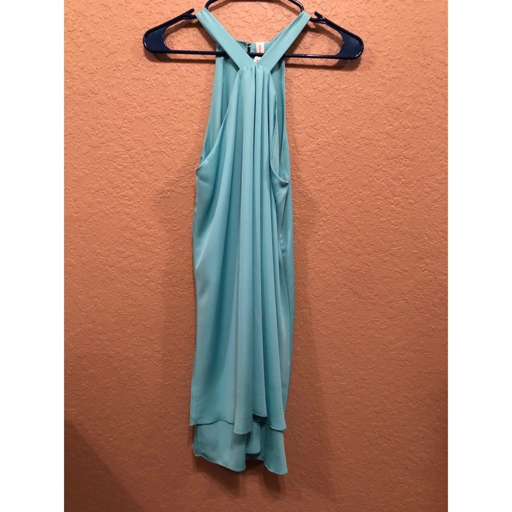 Teal Halter Dress